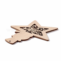 Christmas Spray Painted Wood Big Pendants&nbsp;FIND-H030-18
