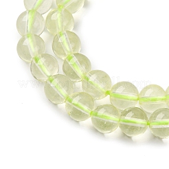 Natural Lemon Quartz(Heated) Beads Strands&nbsp;G-G286-A04-6mm