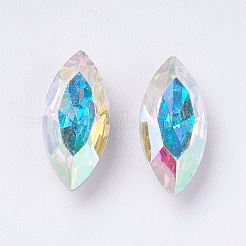 Imitation Austrian Crystal Glass Rhinestone&nbsp;RGLA-K007-6X12-221AB