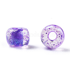 8/0 Transparent Colours Rainbows Glass Seed Beads&nbsp;SEED-R051-08B-01