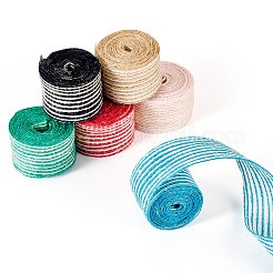 12M 6 Colors Burlap Ribbon&nbsp;OCOR-TA0002-50
