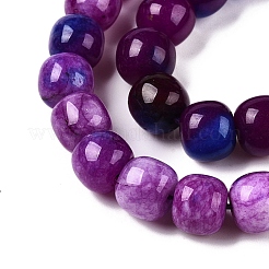Dyed Natural White Jade Beads Strands&nbsp;G-T138-D26