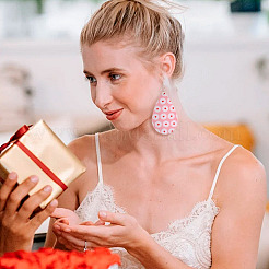 DIY Valentine's Day Earring Making Kits&nbsp;DIY-TA0006-61