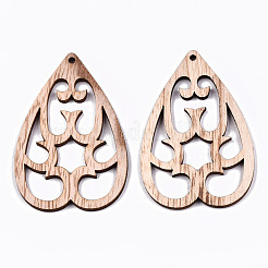 Unfinished Hollow Wood Big Pendants&nbsp;WOOD-N006-123