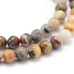 Natural Gemstone Round Bead Strands&nbsp;G-J303-10-6mm