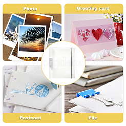 A4 PVC Loose Leaf Binder Postcard Phote Album with 50 Pockets Transparent Sleeve Protectors&nbsp;DIY-WH0028-44B
