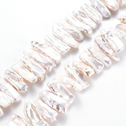 Natural Keshi Pearl Beads Strands&nbsp;PEAR-S020-H04