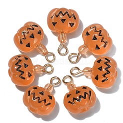 10Pcs Halloween Theme Transparent Resin Charms&nbsp;RESI-CJ0002-93