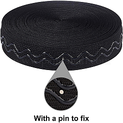 Polyester Non-Slip Silicone Elastic Gripper Band&nbsp;SRIB-WH0006-22A-01