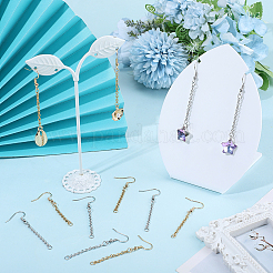 40Pcs 2 Styles 304 Stainless Steel Earring Hooks&nbsp;EJEW-SC0001-85
