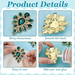 Teardrop Shape Hotfix Rhinestone&nbsp;DIY-FG0010-13B