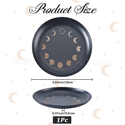 430 Stainless Steel Wiccan Altar Plate&nbsp;AJEW-WH20070-290A-03
