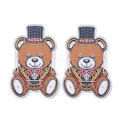 5D DIY Bear Pattern Animal Diamond Painting Pencil Cup Holder Ornaments Kits&nbsp;DIY-C020-06