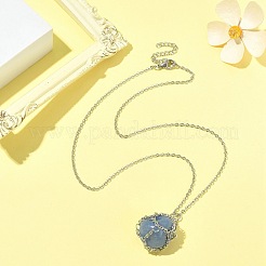 304 Stainless Steel Macrame Pouch Empty Stone Holder for Pendant Necklaces Making&nbsp;NJEW-JN04383-02