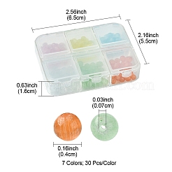 180Pcs 6 Colors Cat Eye Beads Strands&nbsp;CE-FS0001-01