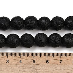 Synthetic Lava Rock Beads Strands&nbsp;G-S397-D01-10mm
