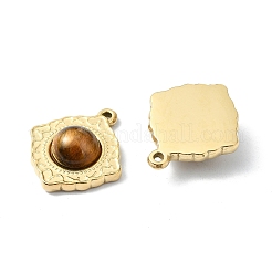 Natural Tiger Eye Pendants&nbsp;STAS-L080-009G-08