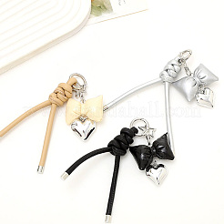 1Pc Imitation Leather Keychain&nbsp;AJEW-CL0001-09A