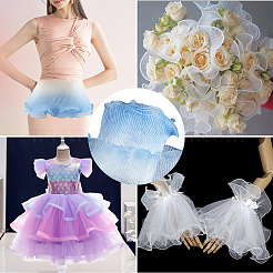 5Yards Polyester Pleated Lace Trim Ribbon&nbsp;OCOR-GF0004-84D