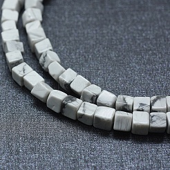 Natural Howlite Beads Strands&nbsp;G-F631-C17