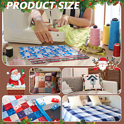 Christmas Theme Cotton Fabric&nbsp;DIY-WH0750-023