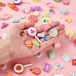 180Pcs 18 Style Resin Cabochons&nbsp;CRES-FW0001-02