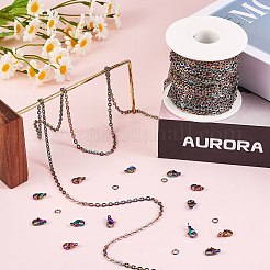 DIY Chain Jewelry Set Making Kit&nbsp;STAS-SZ002-28