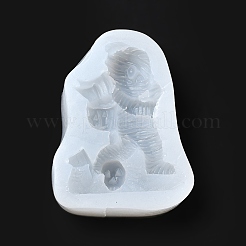 DIY Mini Halloween Mummy Food Grade Silicone Statue Molds&nbsp;LS-DIY-G054-C01
