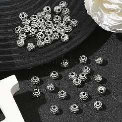 Tibetan Style Alloy Flower Spacer Beads&nbsp;TIBEB-O004-74
