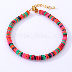 Electroplate Natural Mixed Gemstone Fkat Round Beads Bracelets for Women&nbsp;LY4678