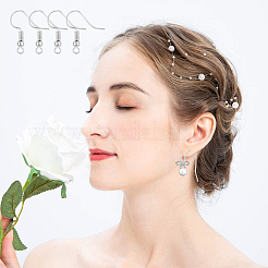 500Pcs 5 Colors Iron Earring Hooks&nbsp;IFIN-YW0004-06