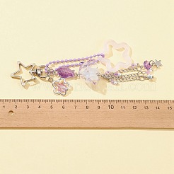 Acrylic & Glass Pendant Keychains&nbsp;KEYC-FZ00005