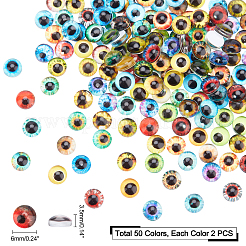 2Bags Flat Back Glass Cabochons&nbsp;GGLA-PH0001-19