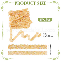 5M Glitter Resin Hotfix Rhinestone&nbsp;DIY-TA0011-25A