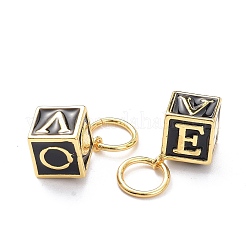 Brass Enamel Pendants&nbsp;X-KK-L188-76G