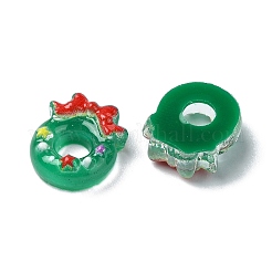 Green Christmas Series Resin Cabochons&nbsp;CRES-Q006-02H