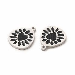 304 Stainless Steel Enamel Pendants&nbsp;STAS-F291-04P-02