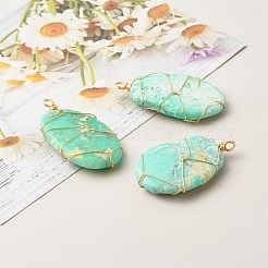 Natural Chrysoprase Pendants&nbsp;PALLOY-JF00871