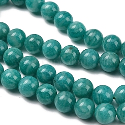Natural Soviet Amazonite  Beads Strands&nbsp;G-C259-B08-8mm