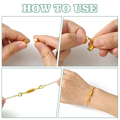 Brass/Alloy Rhinestone Magnetic Clasps&nbsp;DIY-YW0009-48