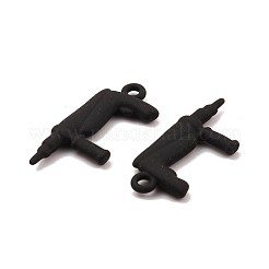 Spray Painted Alloy Pendants&nbsp;PALLOY-K003-07