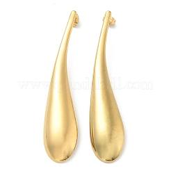 Ion Plating(IP) 304 Stainless Steel Teardrop Stud Earrings for Women&nbsp;EJEW-M089-07G