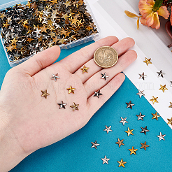 400Pcs 4 Colors Brass Cabochons&nbsp;KK-PH0010-76