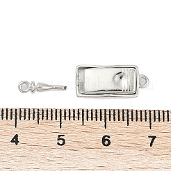 Brass Box Clasps&nbsp;KK-P291-39P