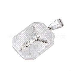 304 Stainless Steel Pendants&nbsp;STAS-B137-12P