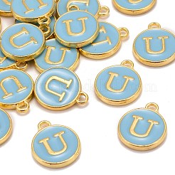 Golden Plated Alloy Enamel Charms&nbsp;LS-ENAM-S118-04U
