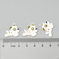 Alloy Enamel Puppy Charms&nbsp;EA514Y-1