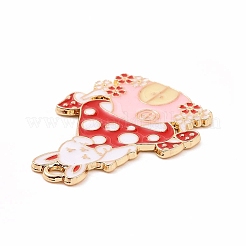 Alloy Enamel Pendants&nbsp;ENAM-M055-03G-03