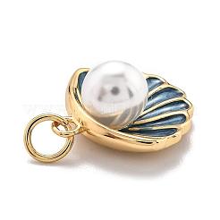 Brass Enamel Pendants&nbsp;KK-O140-12G