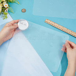 2Pcs 2 Styles Transparent PVC Pain Bandaging Board&nbsp;PVC-PH0001-41